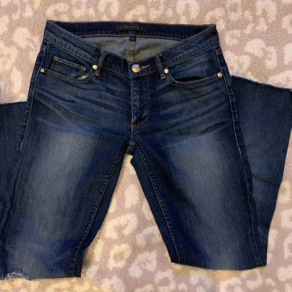 Juicy Couture dark blue jean.